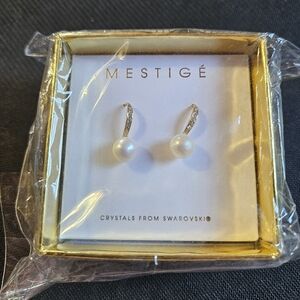 Mestige Imitation Pearl Barcelona Earrings